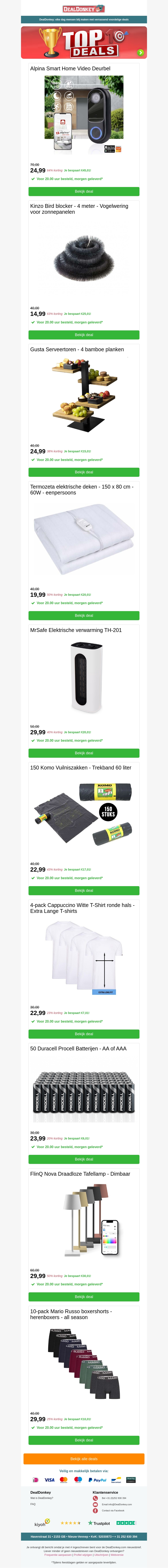 🏆De 10 populairste Deals van dit moment🏆 🏆De 10 populairste Deals van dit moment🏆