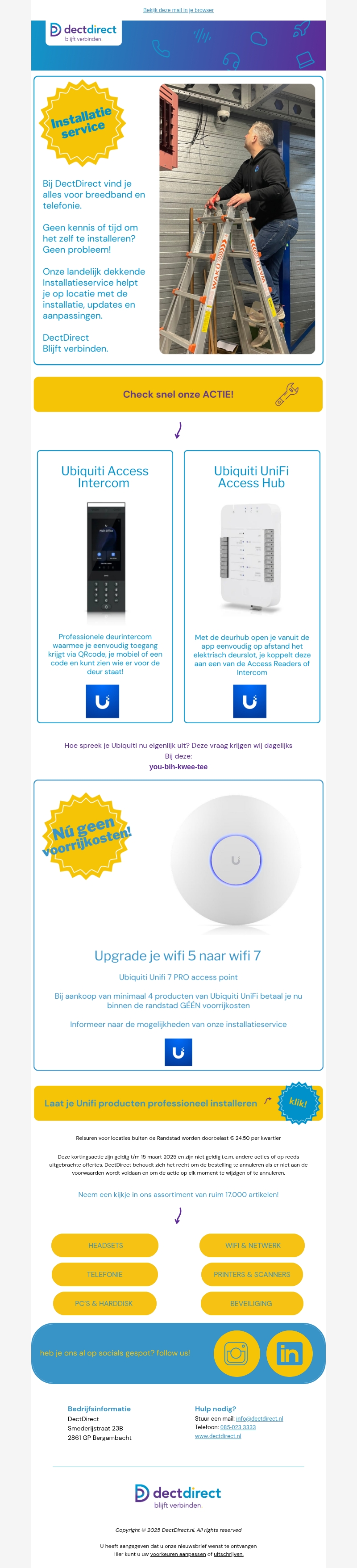 Installatieservice; nú geen voorrijkosten! Installatieservice; nú geen voorrijkosten!