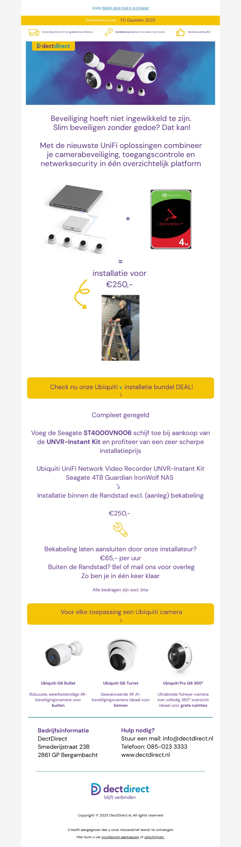 Ubiquiti x installatie deal | DectDirect Ubiquiti x installatie deal | DectDirect