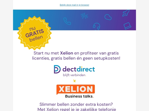 Dectdirect x Xelion actie