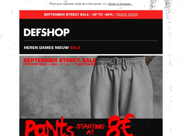 Pants starting at 8€ 🤑 You decide how high you want to go. YOUR FIT, YOUR PRICE!