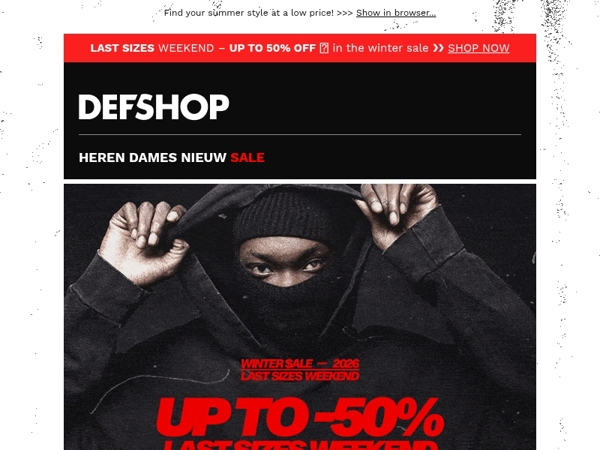 Last Sizes 📢  Up to 50% off trendy items from XS to 6XL!