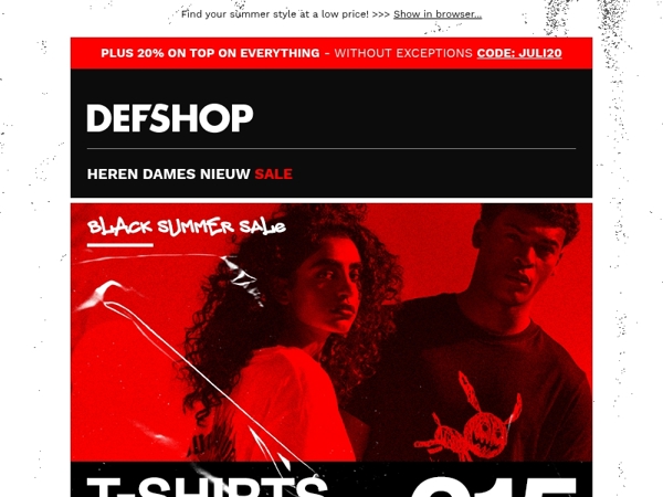 T-shirts under 15€ 👕💥 No excuses - TAKE TWO!