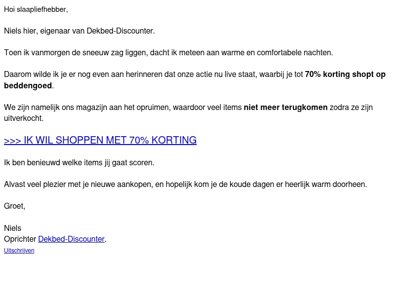 RE: Winterse aanbieding voor jou ❄️ RE: Winterse aanbieding voor jou ❄️