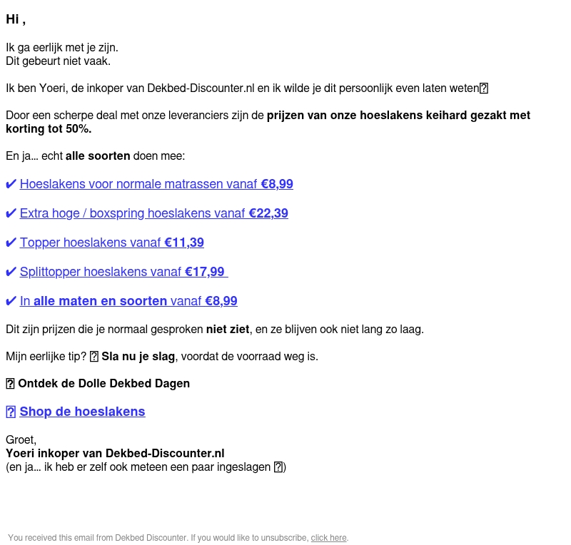 🤫 Insider-tip van onze inkoper 🤫 Insider-tip van onze inkoper