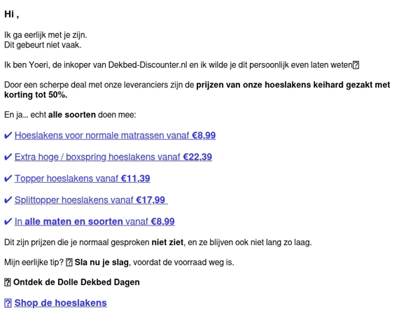 🤫 Insider-tip van onze inkoper