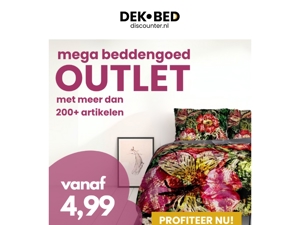 Nieuw! Mega Beddengoed OUTLET!