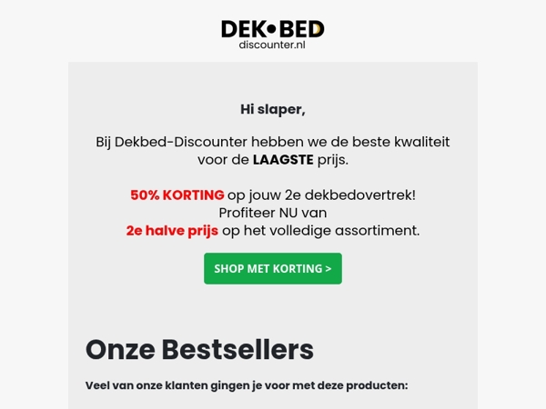 Er zit een verrassing in je winkelmandje…