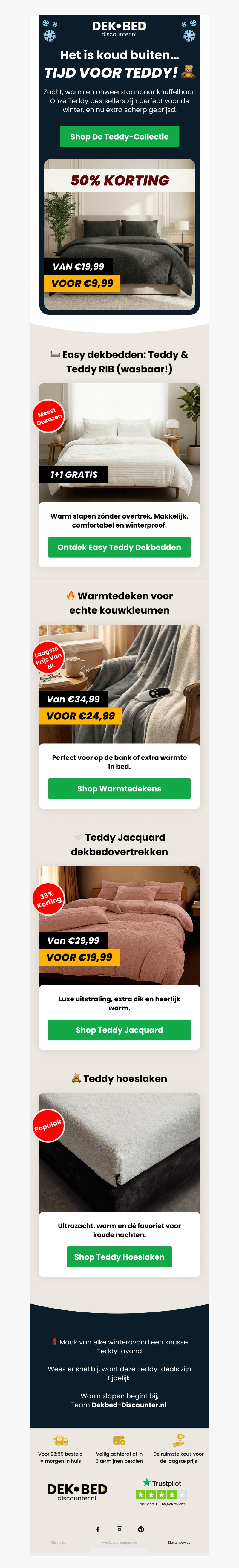 🧸Warm & knuffelbaar tot 50% korting 🧸Warm & knuffelbaar tot 50% korting