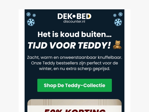 🧸Warm & knuffelbaar tot 50% korting