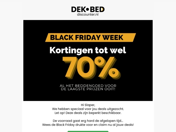 RE: Jouw speciale korting wacht!