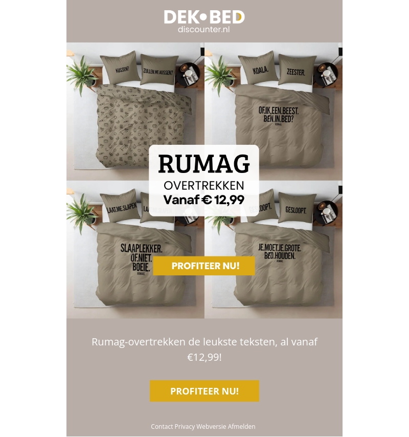 Rumag-overtrekken: Rumag-overtrekken:
