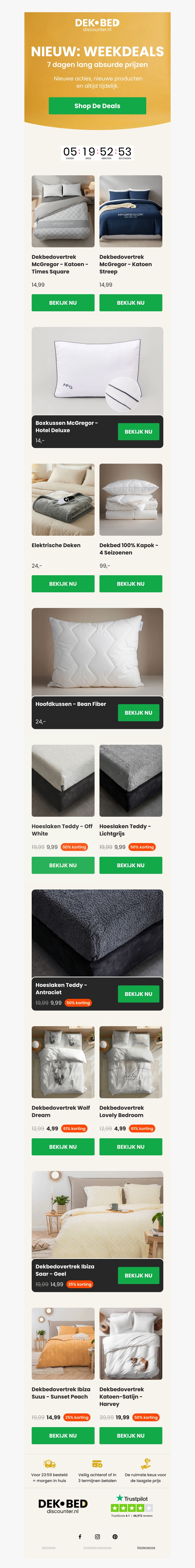β° NIEUW: Weekdeals vanaf 4,99 π β° NIEUW: Weekdeals vanaf 4,99 π