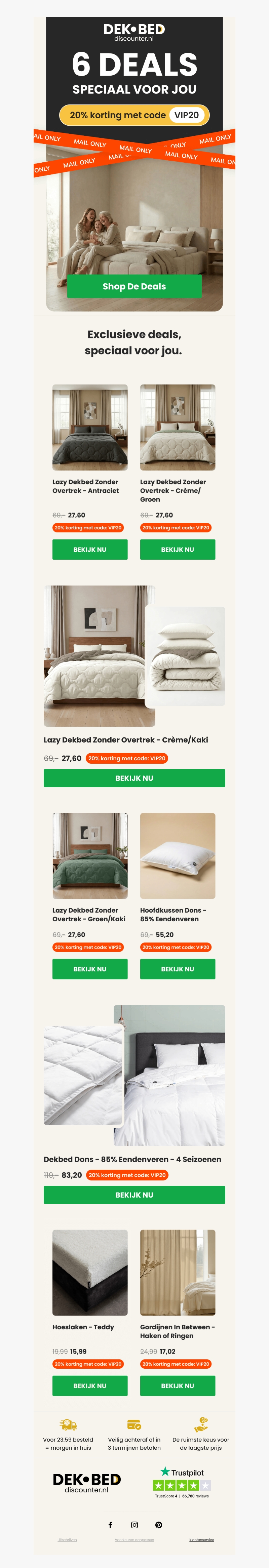 π₯ VIP only: 5 nieuwe deals π₯ VIP only: 5 nieuwe deals