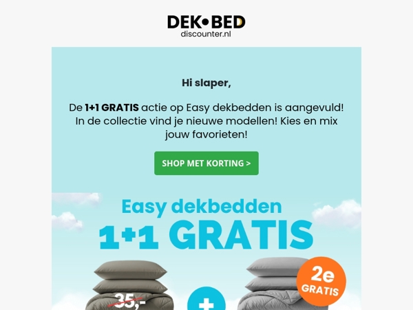 1+1 GRATIS op de hele collectie!