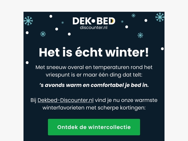 Het sneeuwt ❄️