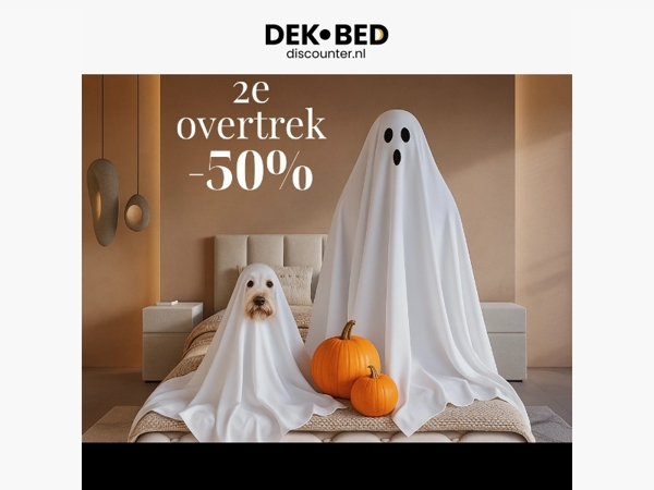 Het spookt bij Dekbed-Discounter 👻