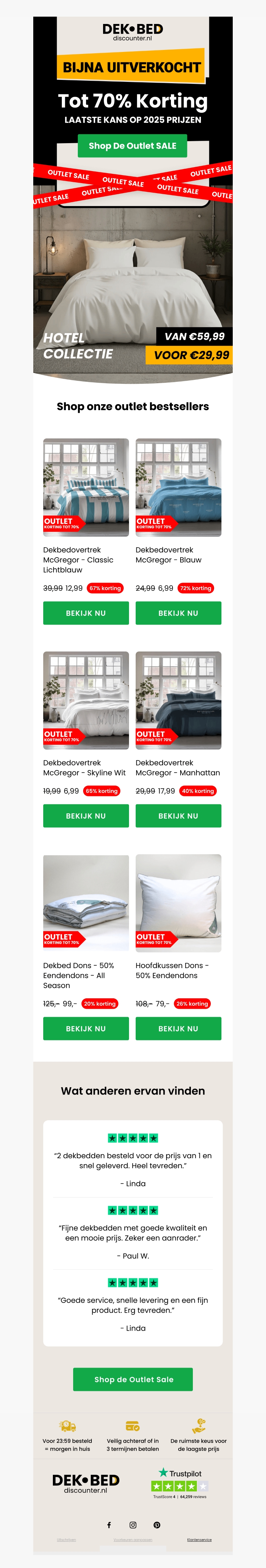 Bijna uitverkocht! Bijna uitverkocht!