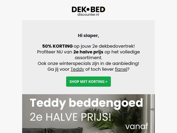 Profiteer nu van 50% KORTING