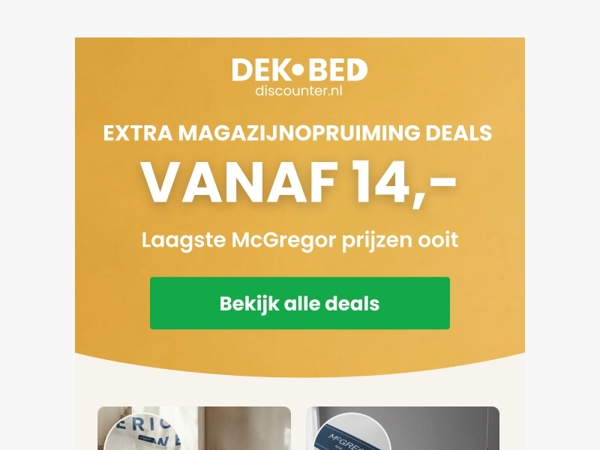 🚨 MAGAZIJNOPRUIMING DEALS 🚨