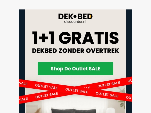 1+1 GRATIS dekbed
