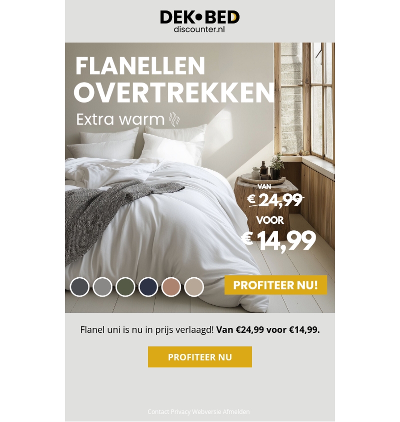 Flanel uni is nu in prijs verlaagd! Flanel uni is nu in prijs verlaagd!