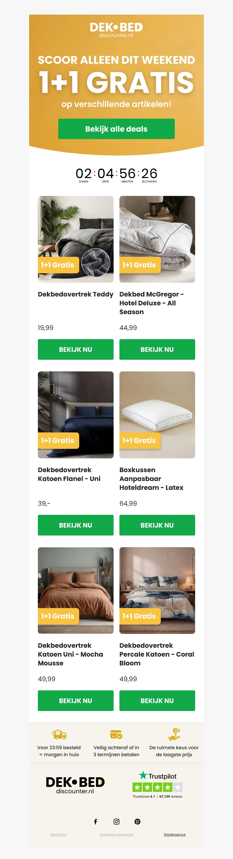 π€ 1+1 GRATIS op de hele collectie π€ 1+1 GRATIS op de hele collectie