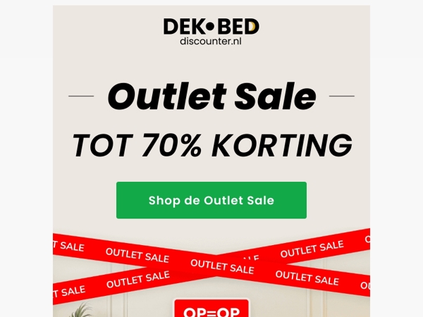 Outlet sale ✨ Tot 70% korting
