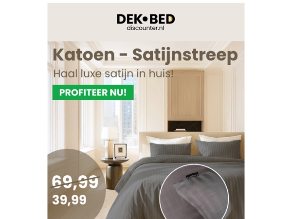 Slaap als een koning(in) 👑 met -€30 korting