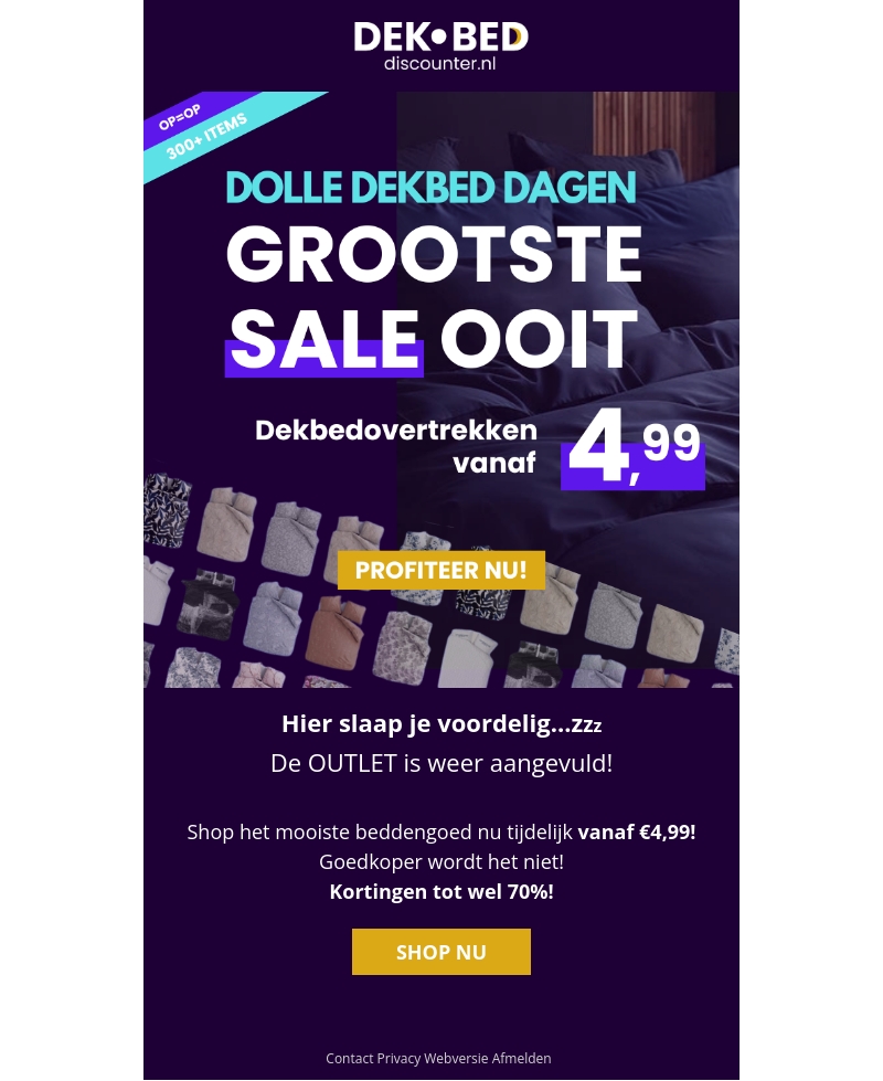 Dit wil je niet missen.. 70% korting Dit wil je niet missen.. 70% korting