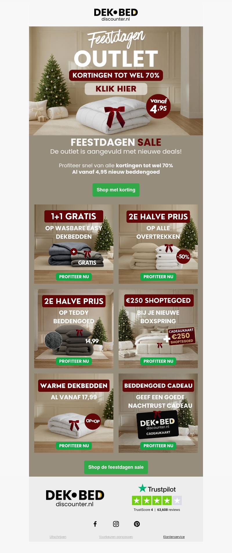 Slaper outlet deals wachten op je Slaper outlet deals wachten op je