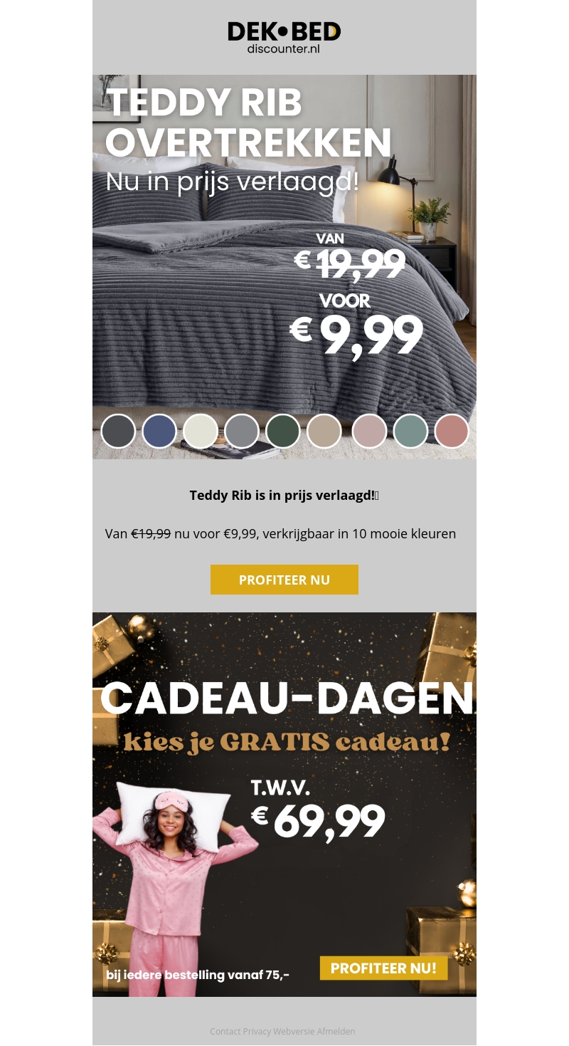 Teddy Rib €9,99 - Mis het niet! Teddy Rib €9,99 - Mis het niet!