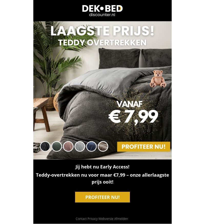 Wat? Teddy verlaagd naar 7,99?! Wat? Teddy verlaagd naar 7,99?!