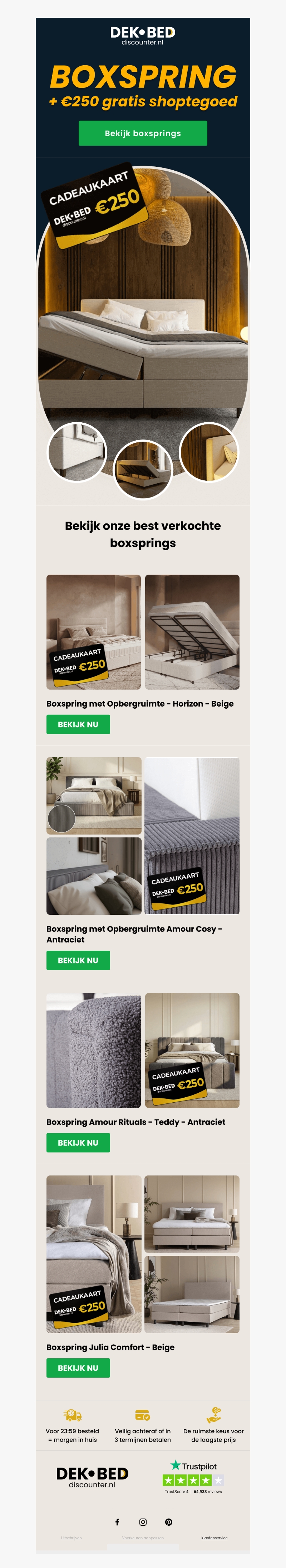 Tijd voor een nieuw bed? Tijd voor een nieuw bed?
