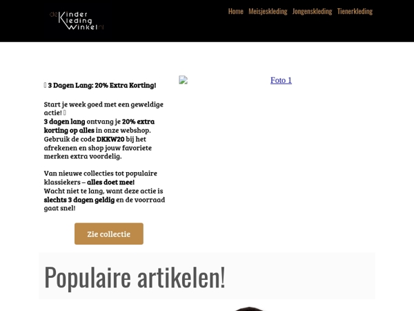 🎉 3 dagen lang: 20% extra korting op alles!