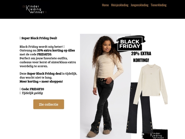 🖤 Super Black Friday: 20% extra korting