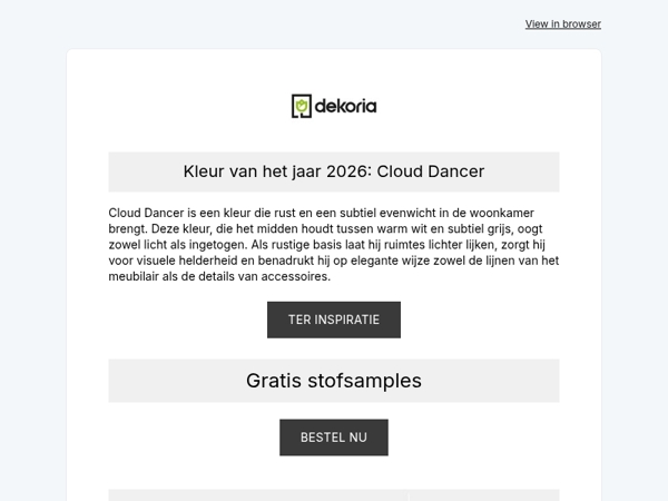 ☁️ Cloud Dancer is de kleur van het jaar!