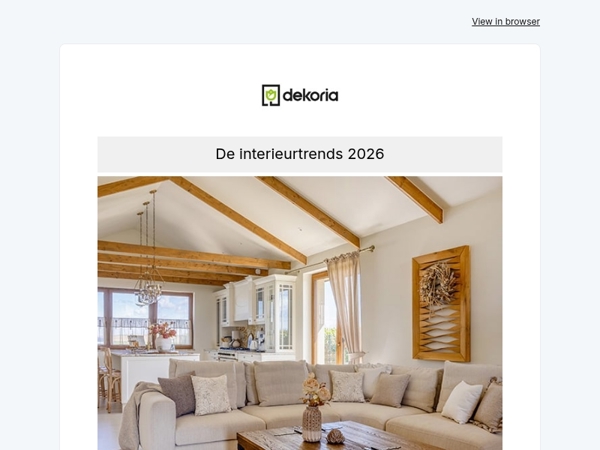✨ Interieurtrends 2026: wij weten wat er gaat komen!