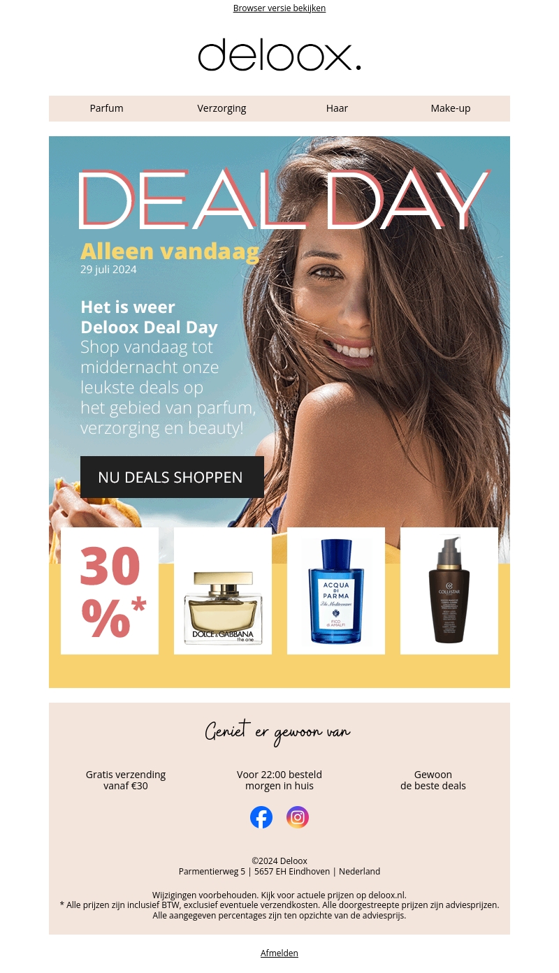 Het is vandaag Deloox Deal Day ๐ Het is vandaag Deloox Deal Day ๐