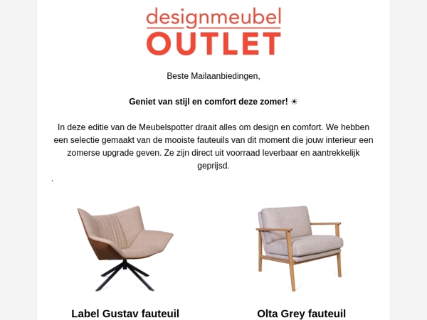 Fauteuils uitgezocht door jouw persoonlijke meubelspotter