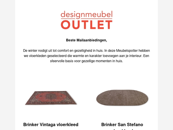 Vloerkleden uitgezocht door jouw persoonlijke meubelspotter