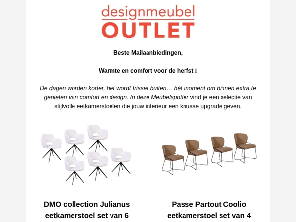 Eetkamerstoelen uitgezocht door jouw persoonlijke meubelspotter