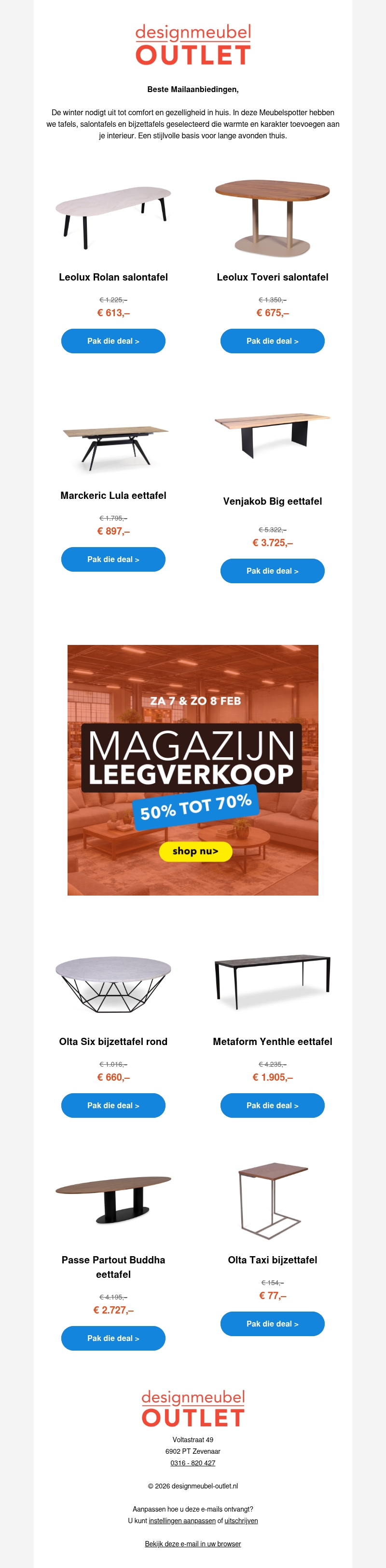 Tafels uitgezocht door jouw persoonlijke meubelspotter Tafels uitgezocht door jouw persoonlijke meubelspotter