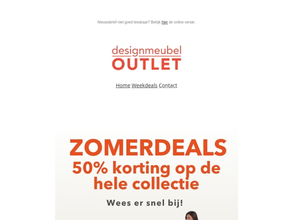 Nu 50% korting op de hele collectie