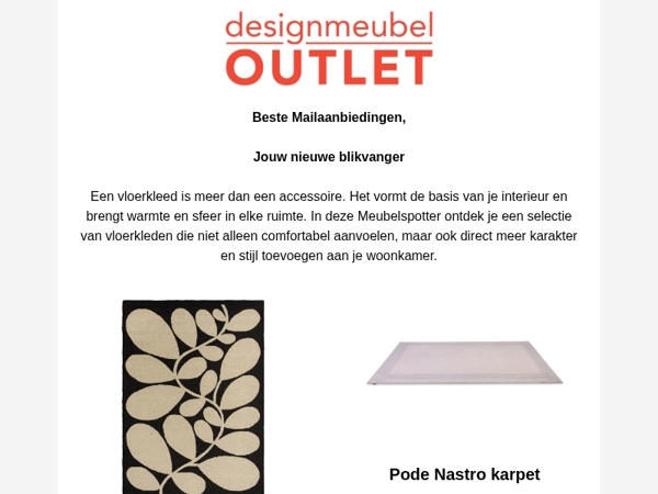 Vloerkleden uitgezocht door jouw persoonlijke meubelspotter