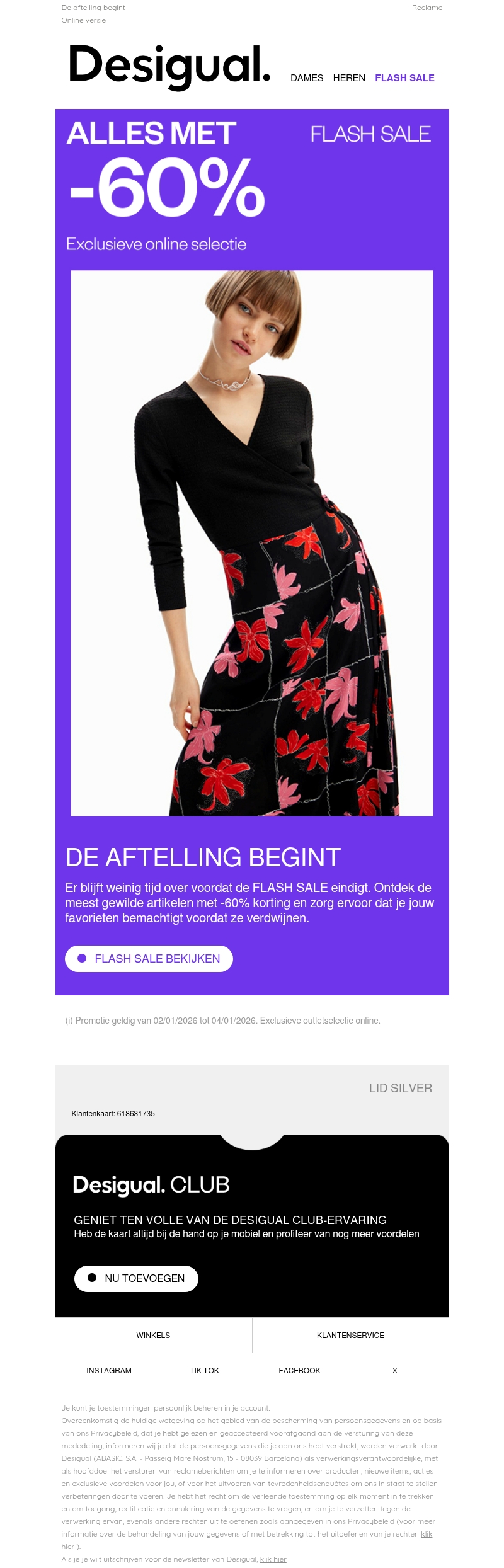 Laatste oproep | ALLES AAN -60% Laatste oproep | ALLES AAN -60%