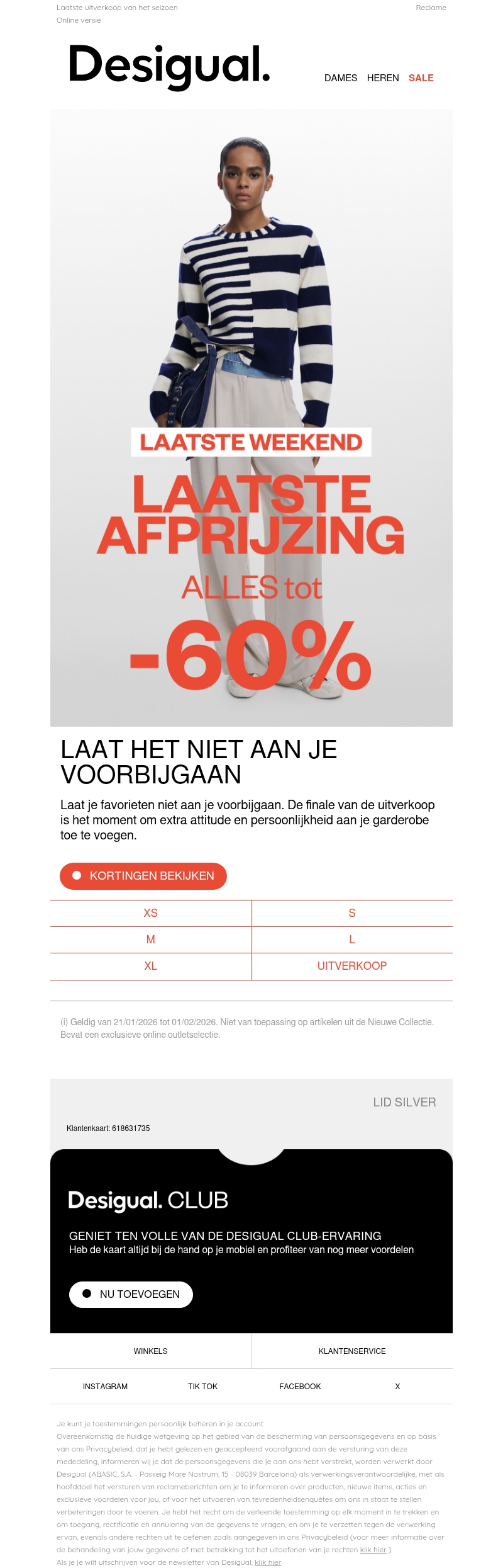 TOT -60%, wacht niet langer! TOT -60%, wacht niet langer!