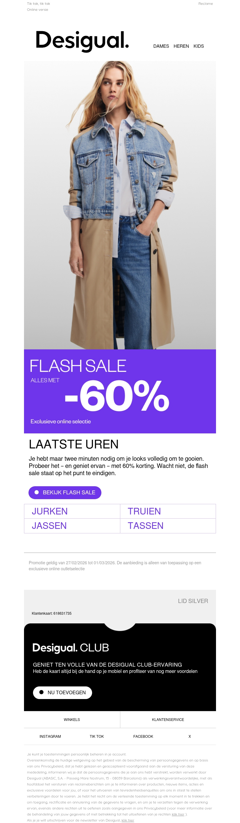 Alles gaat weg met -60%! Alles gaat weg met -60%!