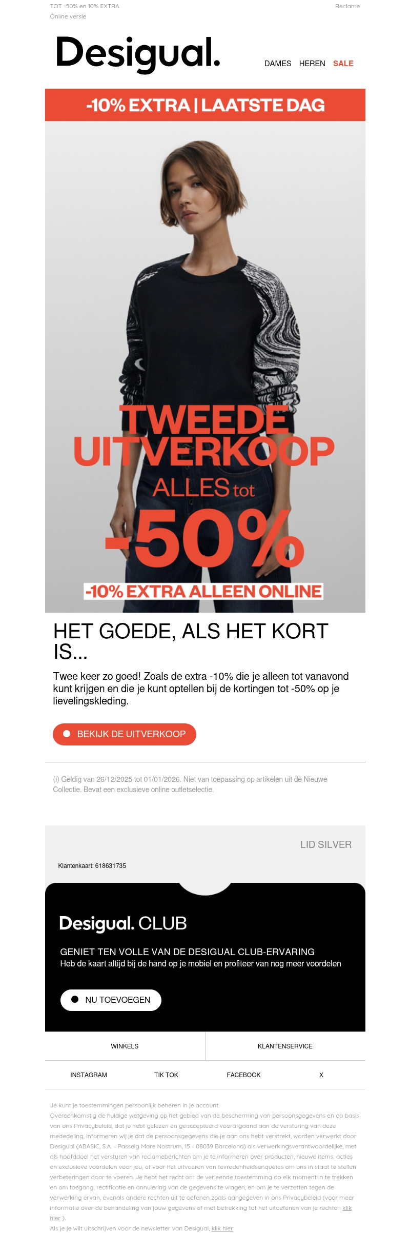 LAATSTE OPROEP VOOR JOUW EXTRA -10% LAATSTE OPROEP VOOR JOUW EXTRA -10%