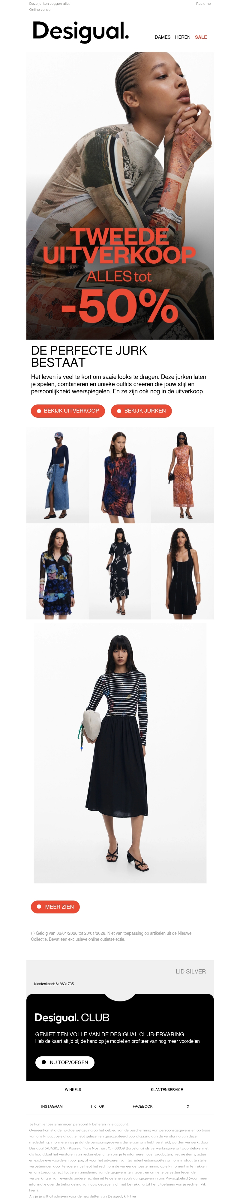 TOT -50% | 2e Uitverkoop TOT -50% | 2e Uitverkoop